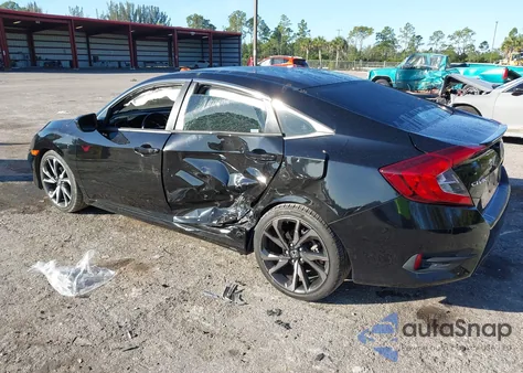 2020 Honda Civic Sport из США, поврежденный, VIN 2HGFC2F8XLH583396